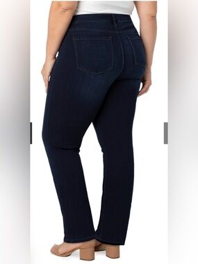 Liverpool Los Angeles Kennedy Boot cut Dark Indigo jeans. Size 16W. NWOT